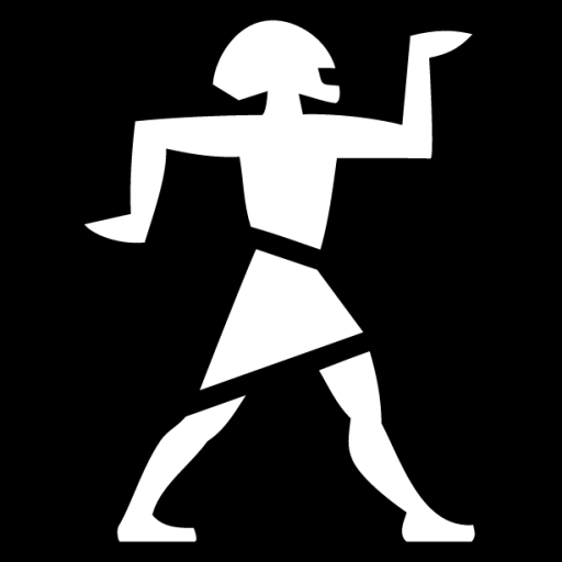 egyptian walk icon