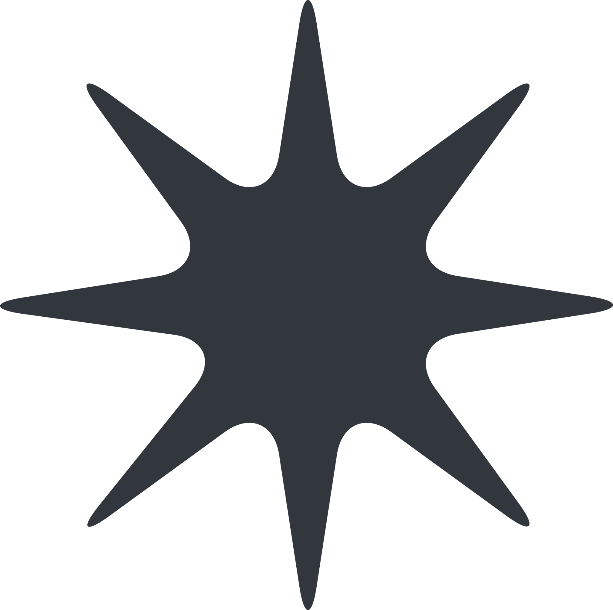 eight pointed black star