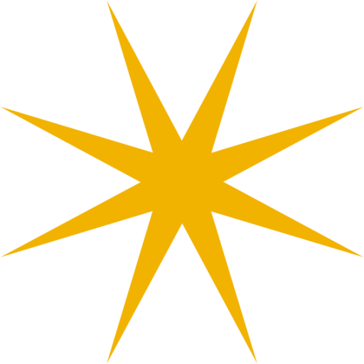 eight pointed black star emoji