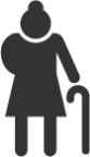 Elderly Woman icon