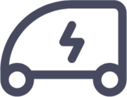 electric vehicle transportation icon
