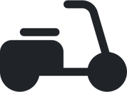 electricbicycle (rounded filled) icon
