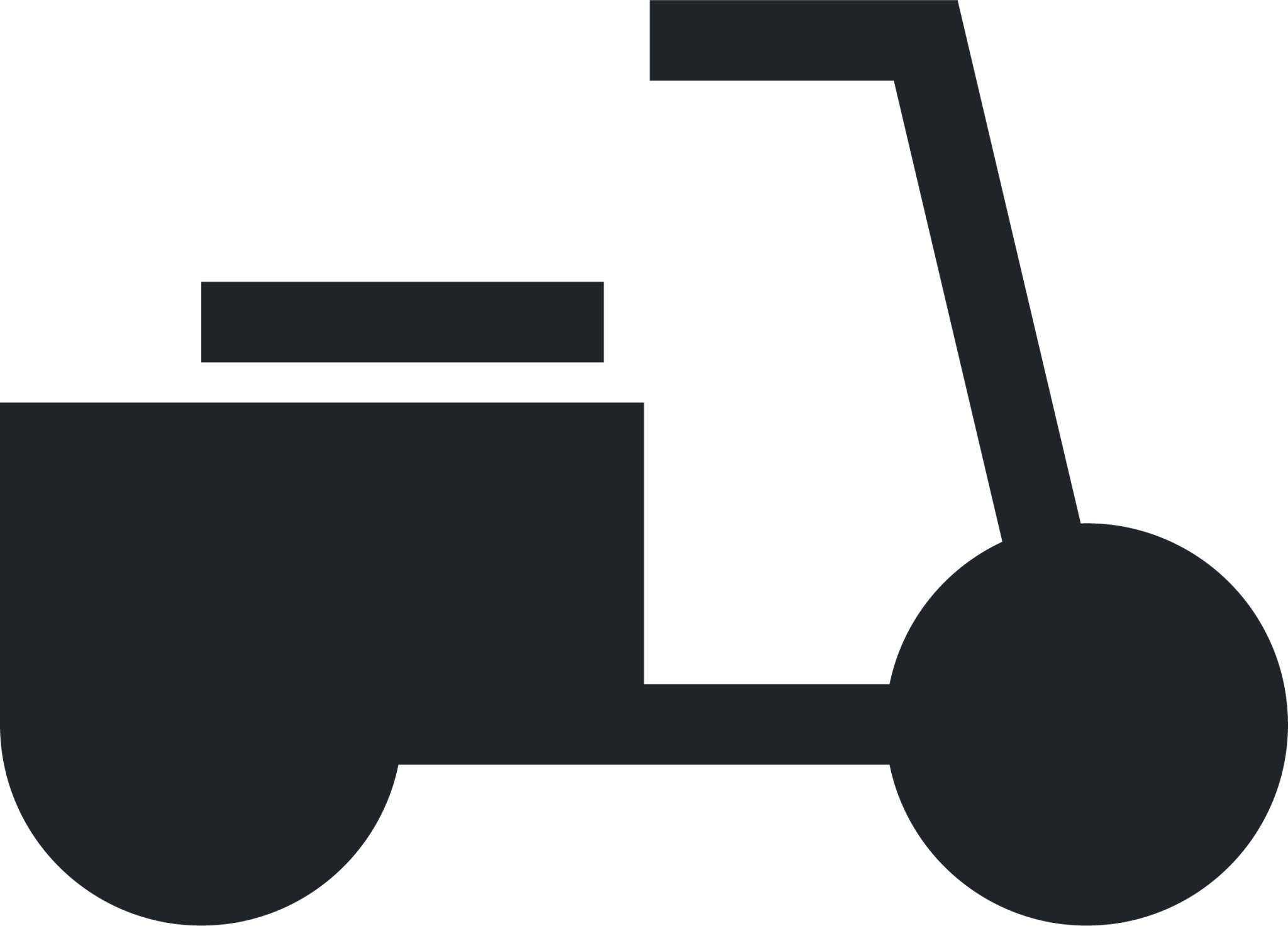 electricbicycle (sharp filled) icon