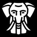 elephant head icon