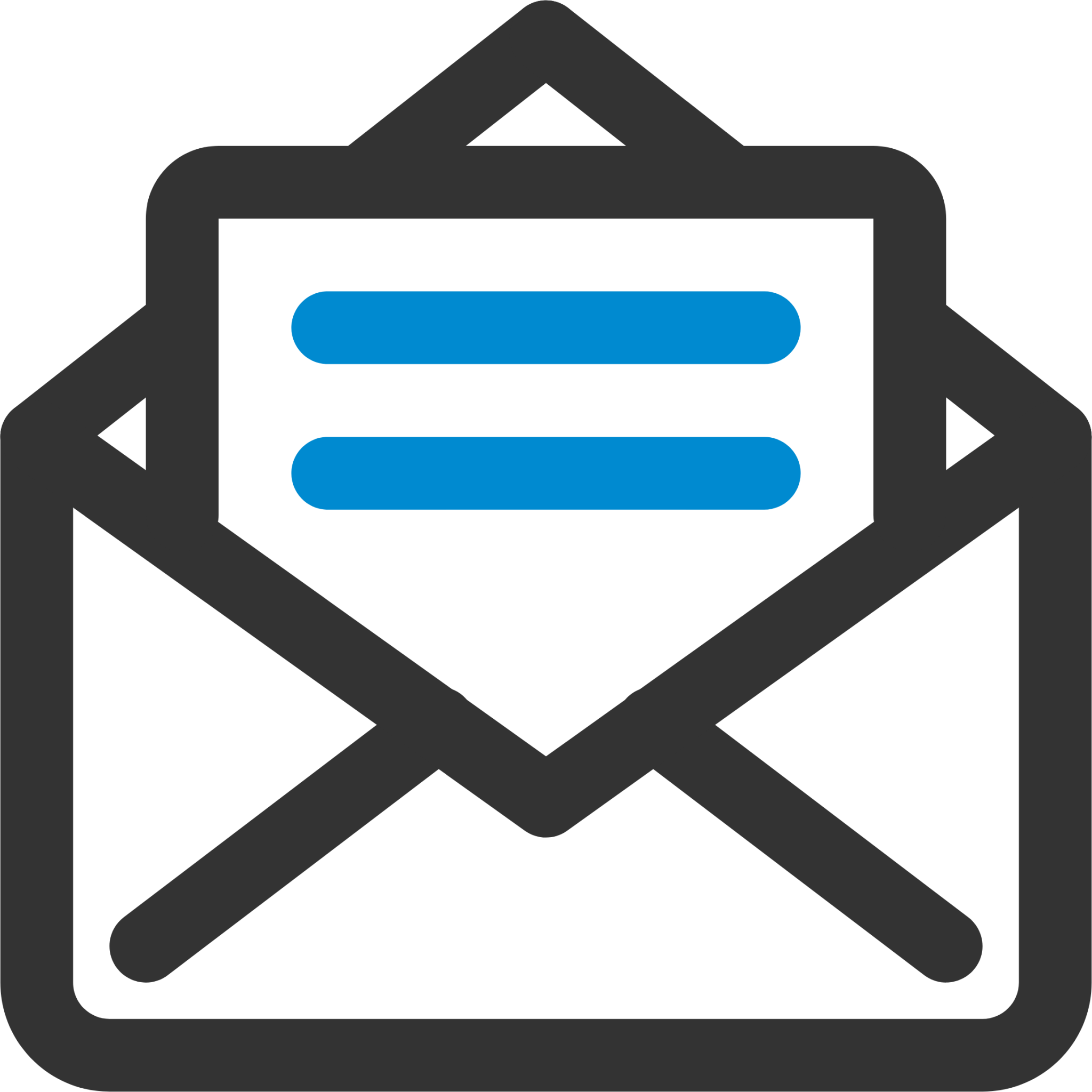 email icon white png