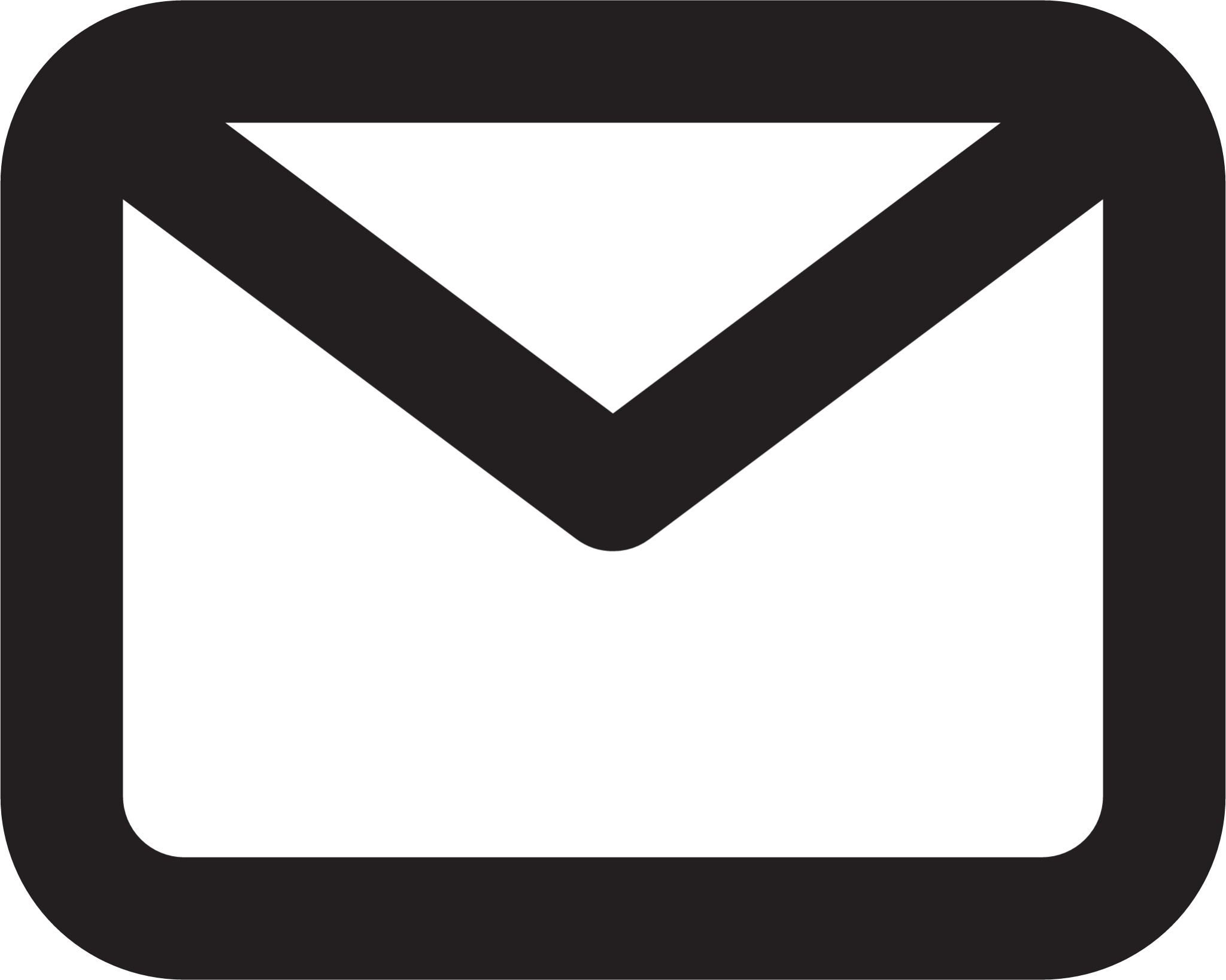 email outline icon