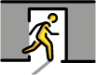 emergency exit door emoji