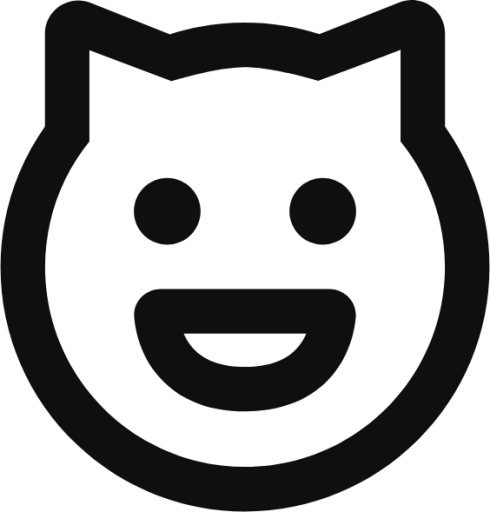 emoji cat laugh icon