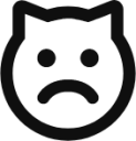 emoji cat sad icon