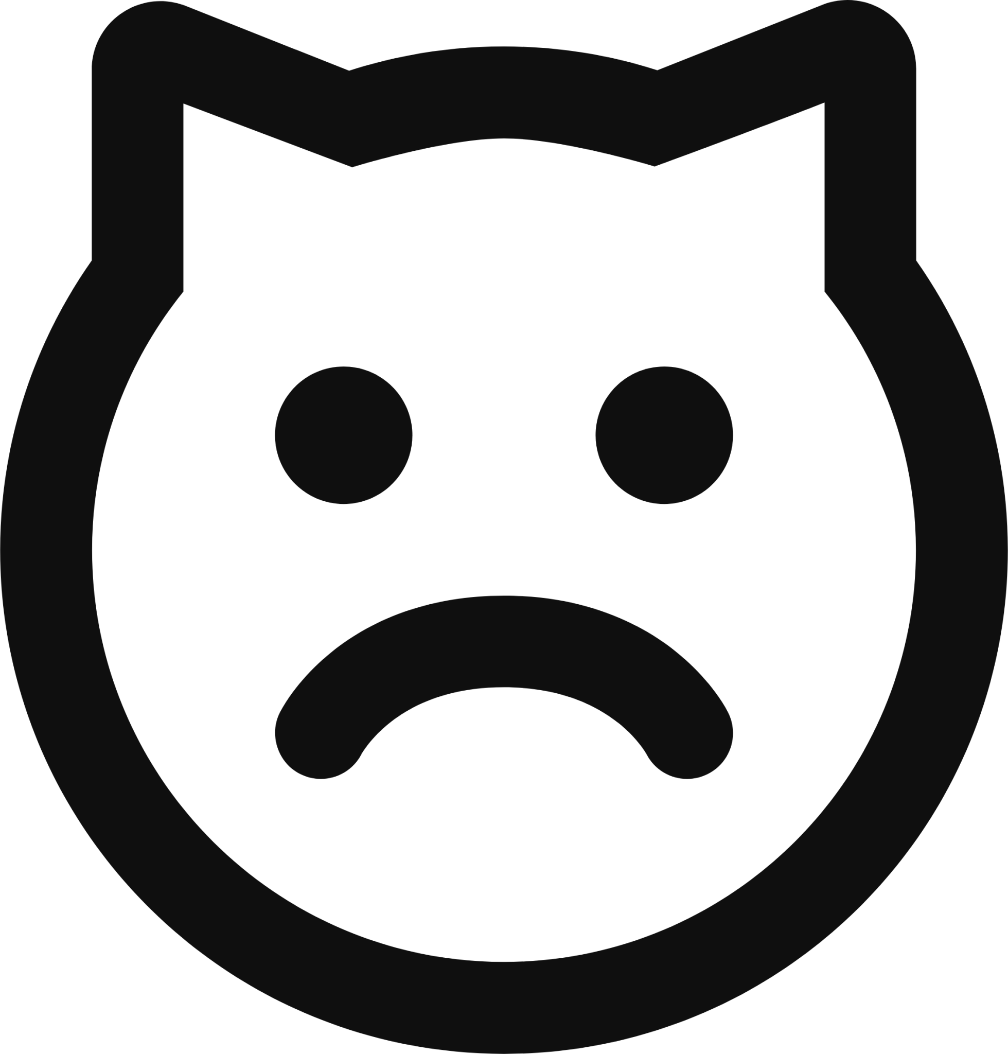 Cat, emoji, sad, sticker, sweat, tired, unhappy icon - Download on  Iconfinder