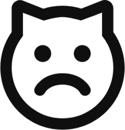emoji cat sad icon
