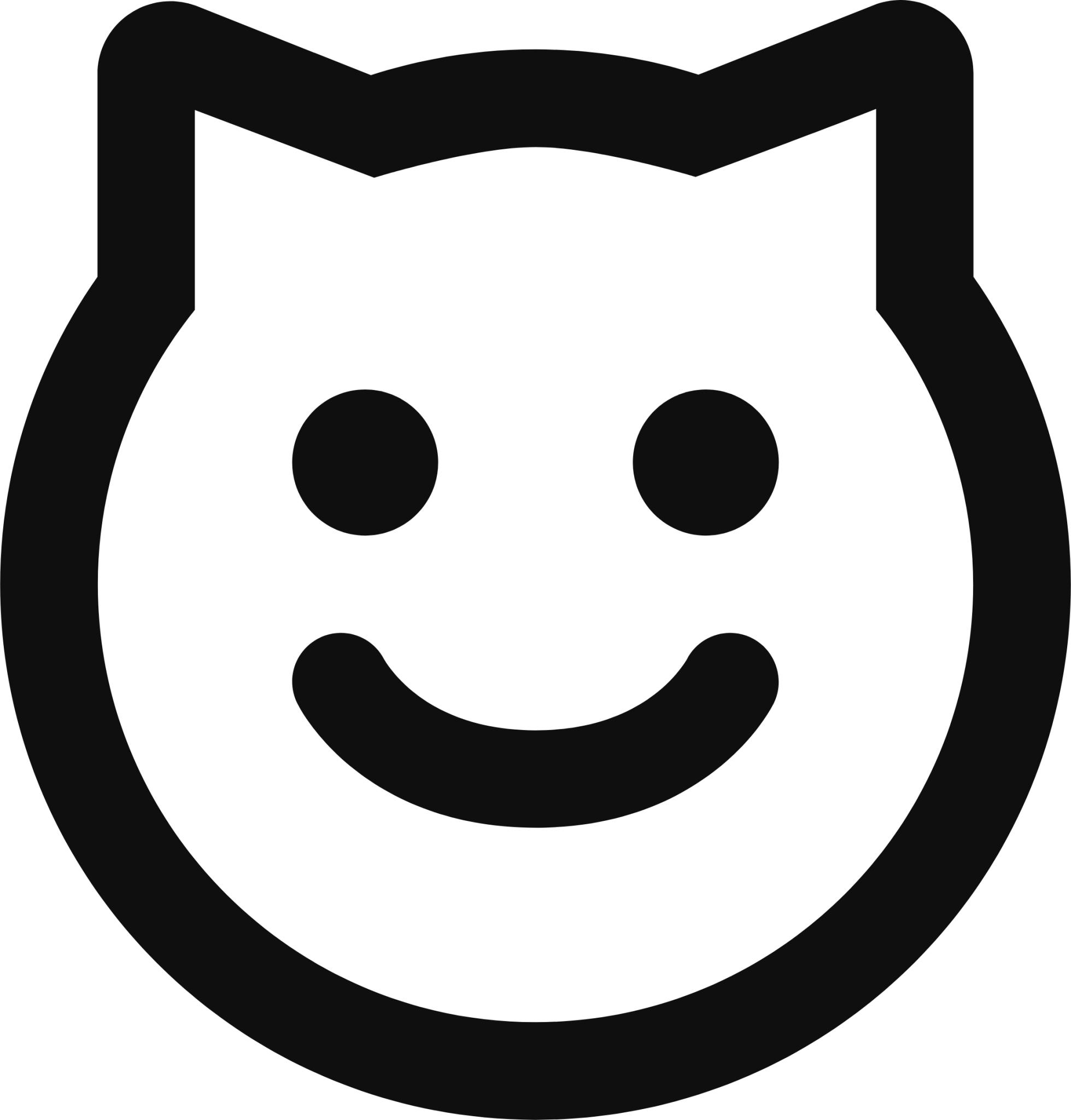 emoji cat smile icon