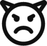 emoji devil sad icon