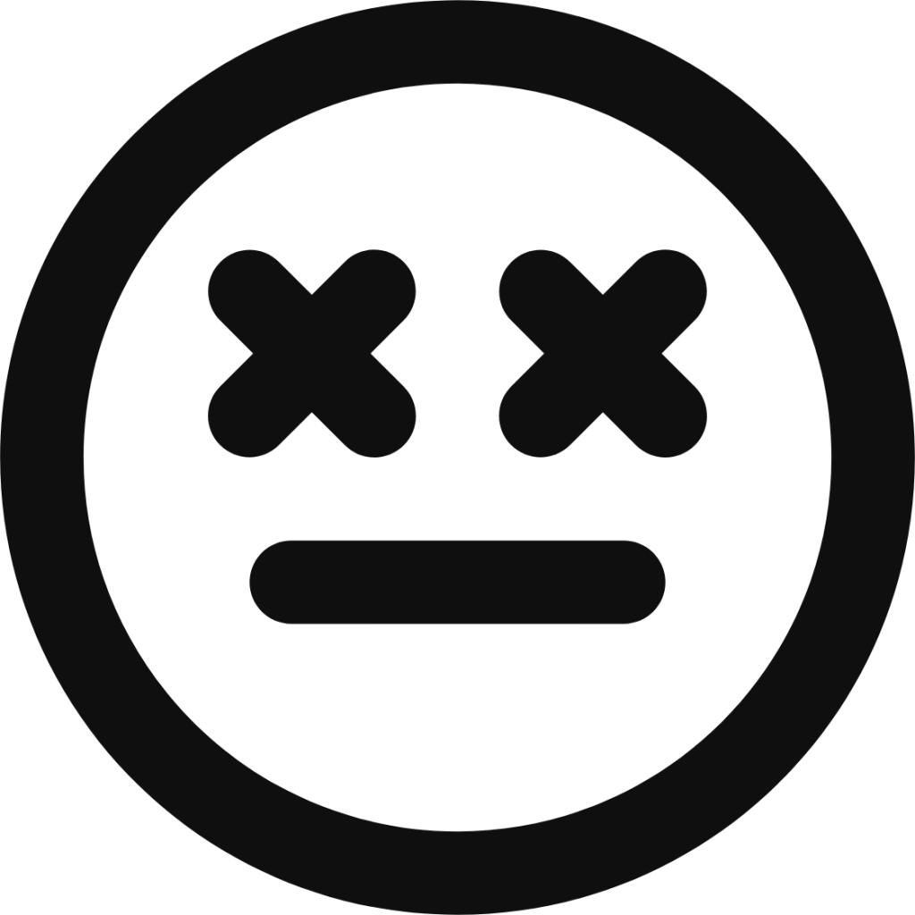 emoji dizzy neutral icon