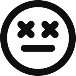 emoji dizzy neutral icon