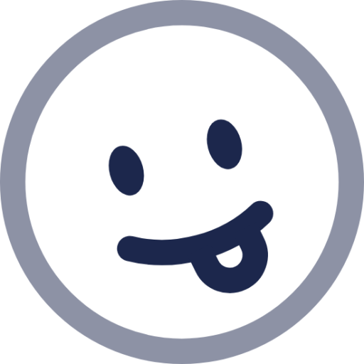 Emoji Funny Circle icon