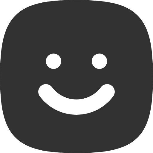 emoji happy square icon