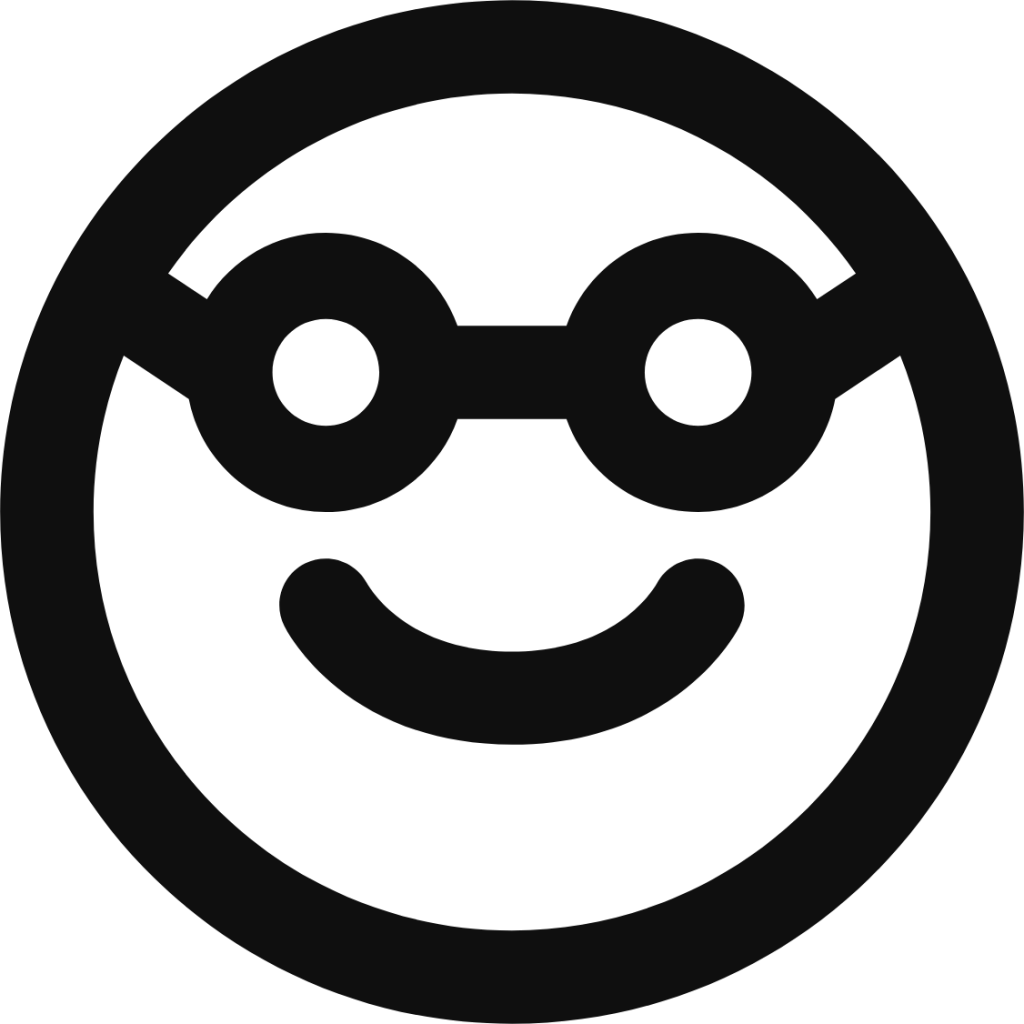 emoji nerd icon