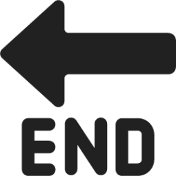 end arrow emoji