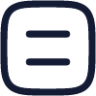 equal sign square icon