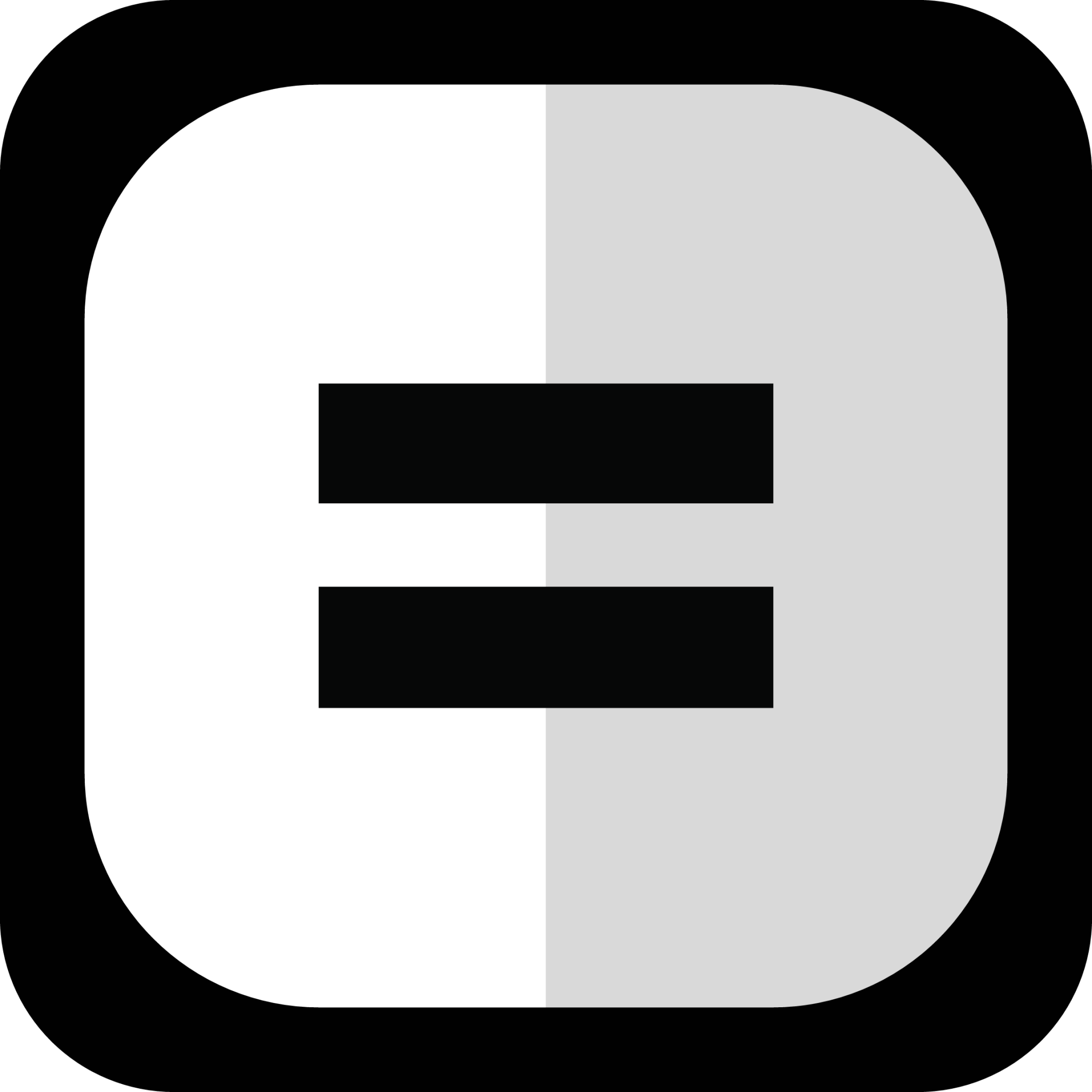 equals sign icon