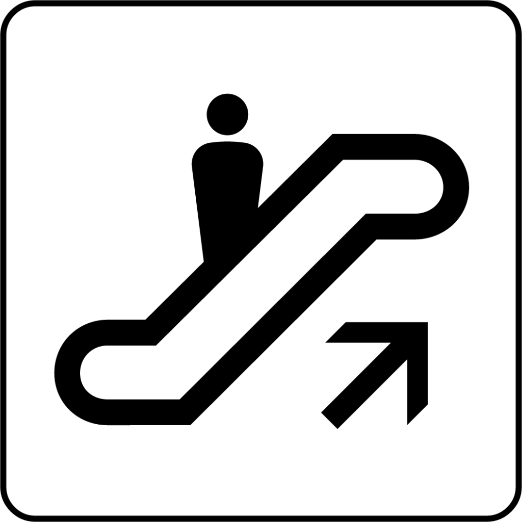 escalator up icon