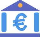 euro bank icon