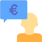 euro chat icon
