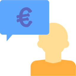 euro chat icon