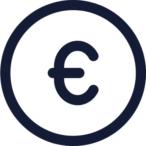 euro circle icon
