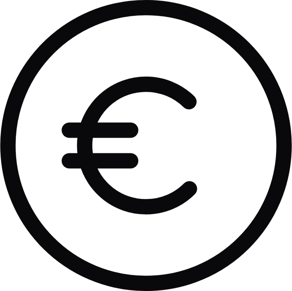 euro coin icon