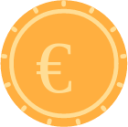 euro coin icon