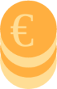 euro coins icon