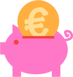 euro deposit icon