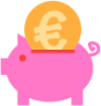 euro deposit icon