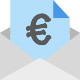 euro envelope icon