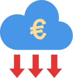 euro expense icon