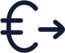 euro send icon