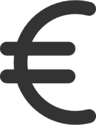 euro sign icon
