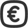 euro square icon