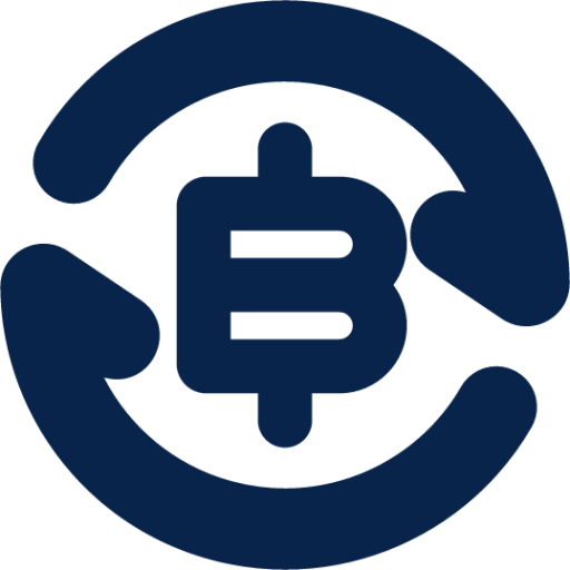 exchange bitcoin 2 fill business icon
