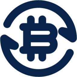 exchange bitcoin line business icon