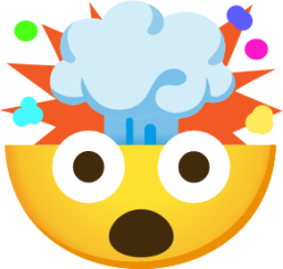exploding head emoji