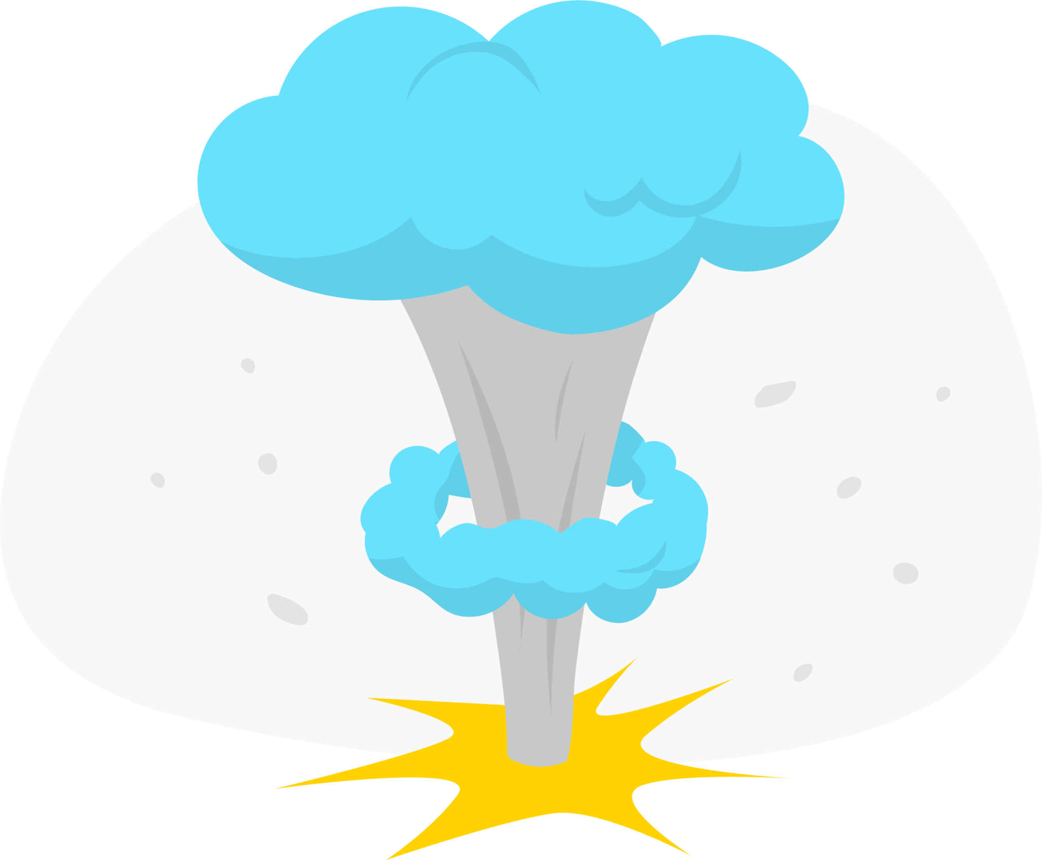 Explosion illustration