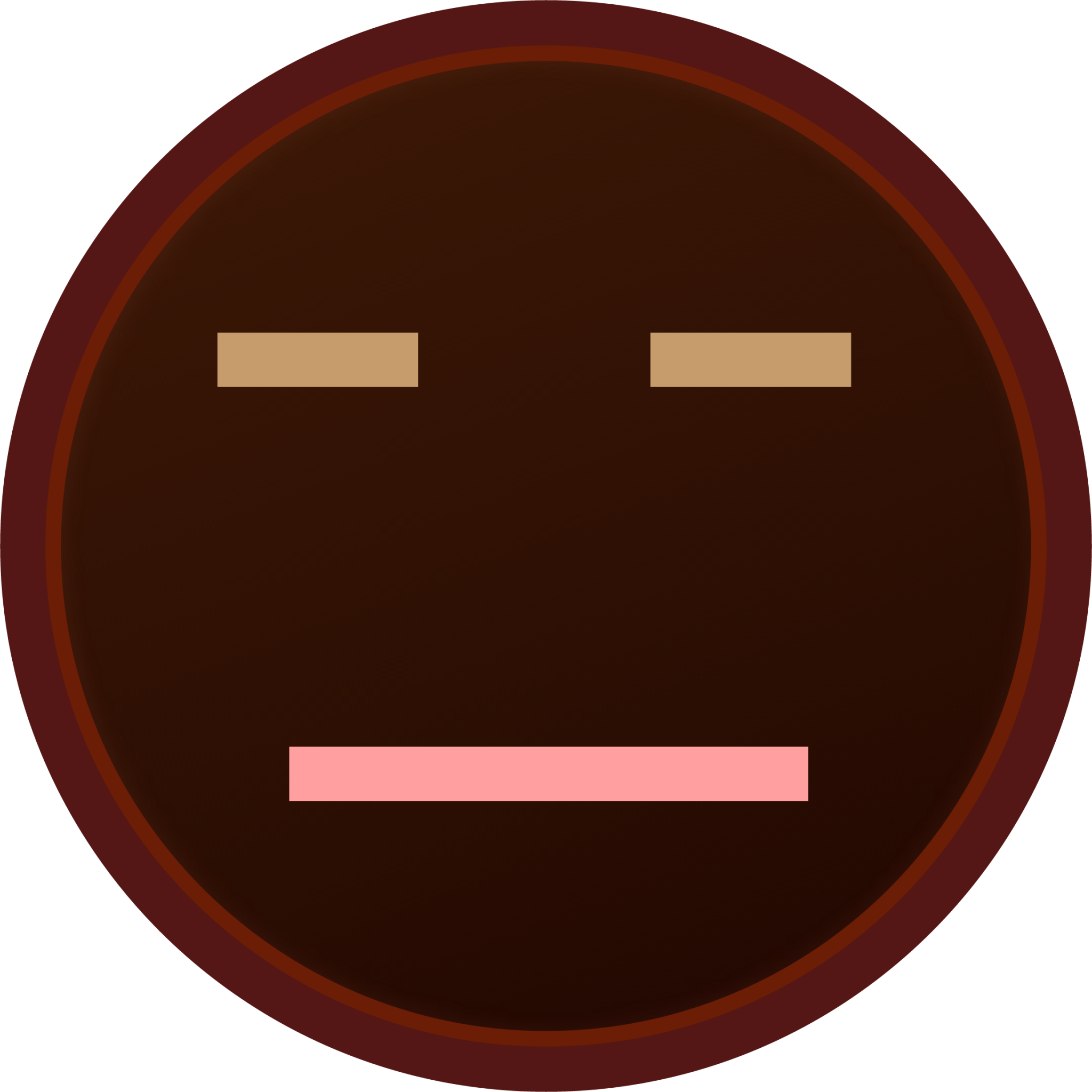expressionless (black) emoji