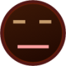 expressionless (black) emoji