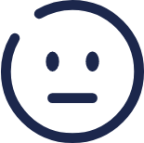 Expressionless Circle icon