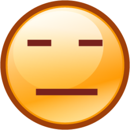expressionless (smiley) emoji