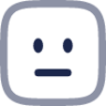 Expressionless Square icon