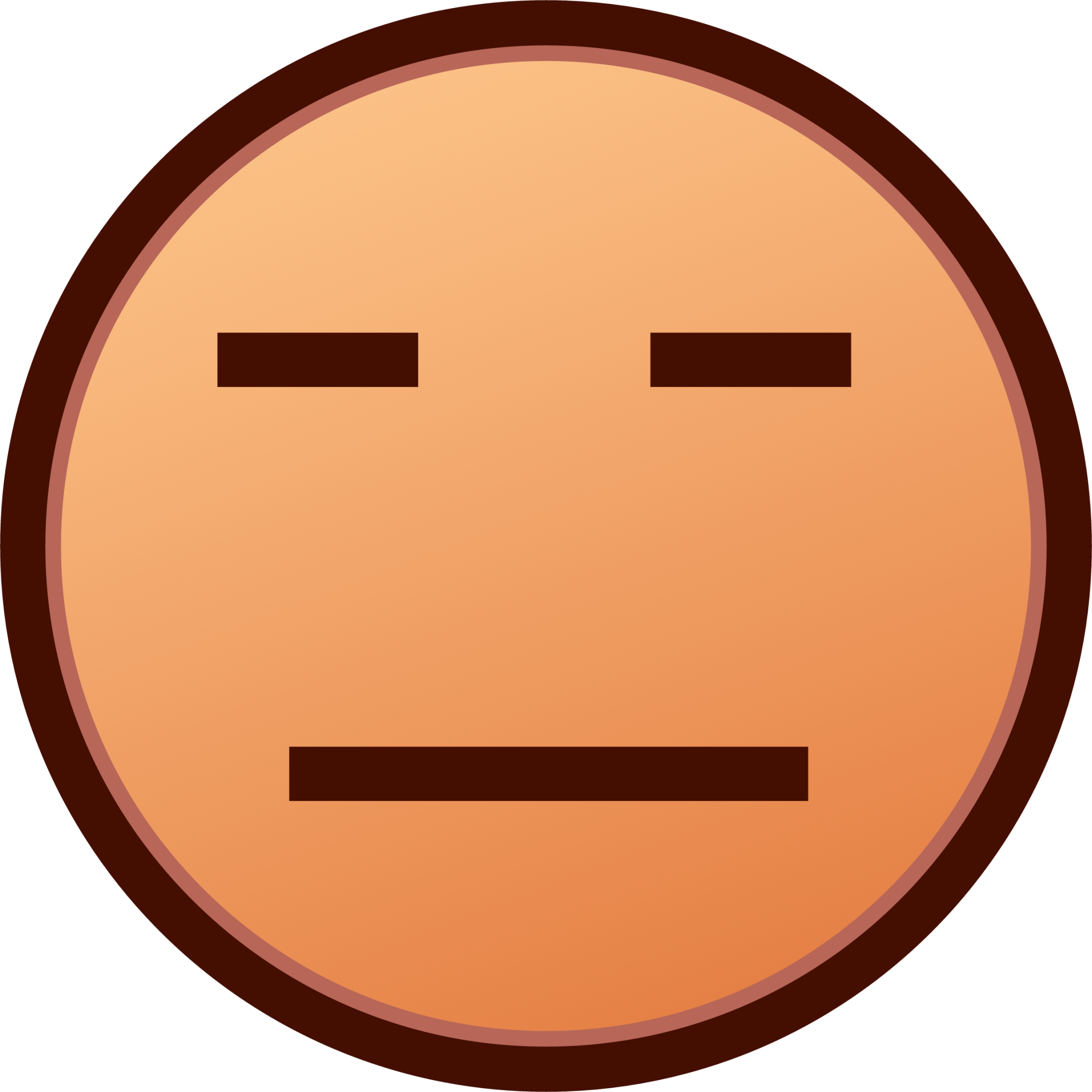 expressionless (yellow) emoji